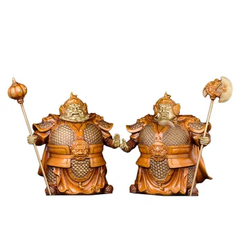MOZART Hum Ha Second General Ornaments Pure Copper Left And Right Protector Door God Feng Shui Lucky Home Decoration, Brown
MOZART Hum Ha Second General Ornaments Pure Copper Left And Right Protector Door God Feng Shui Lucky Home Decoration, Brown