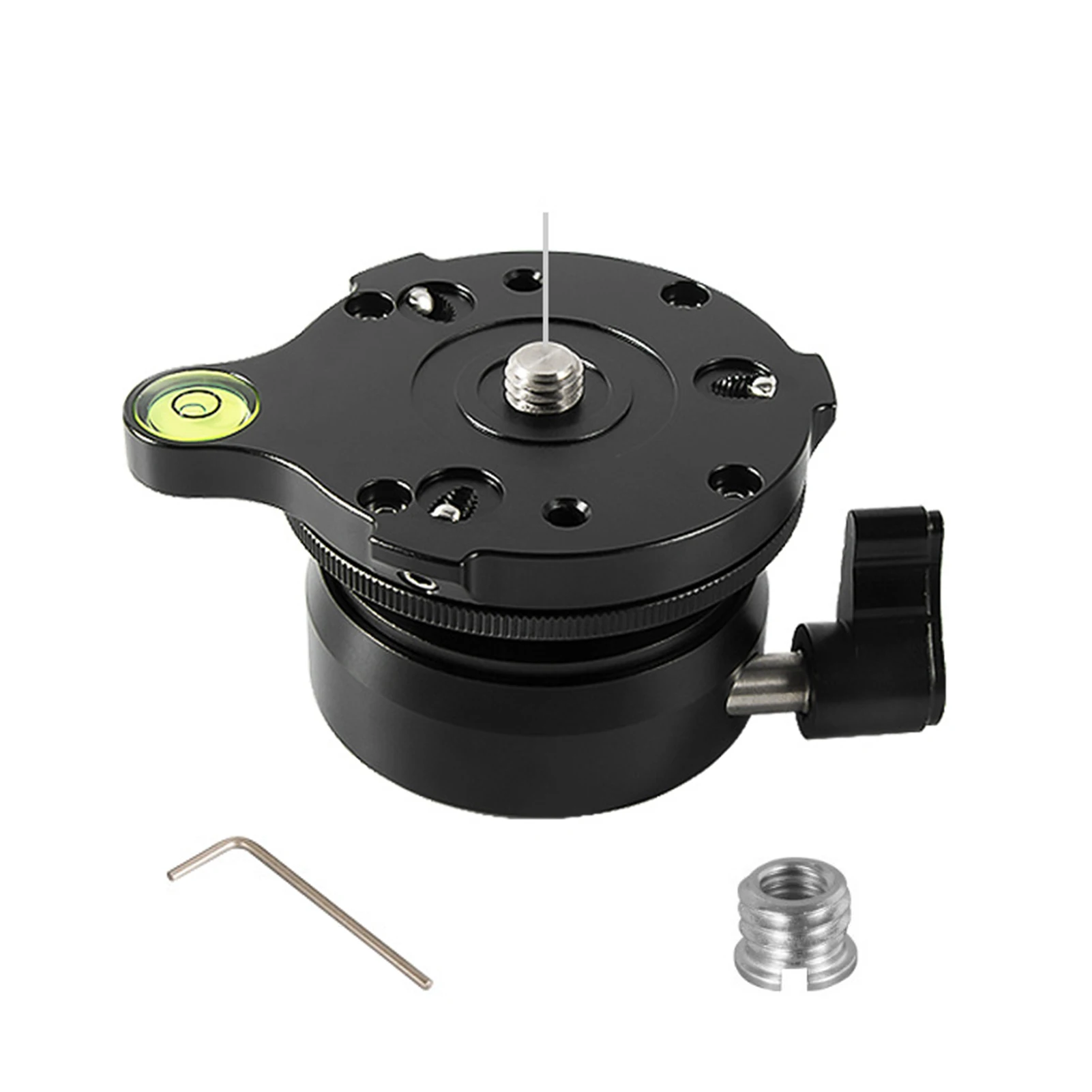 Universal Panoramic Head DSLR Camera Adjusting Plate Table Aluminum Alloy Horizontal Professional Tripod Leveling Base Portable |