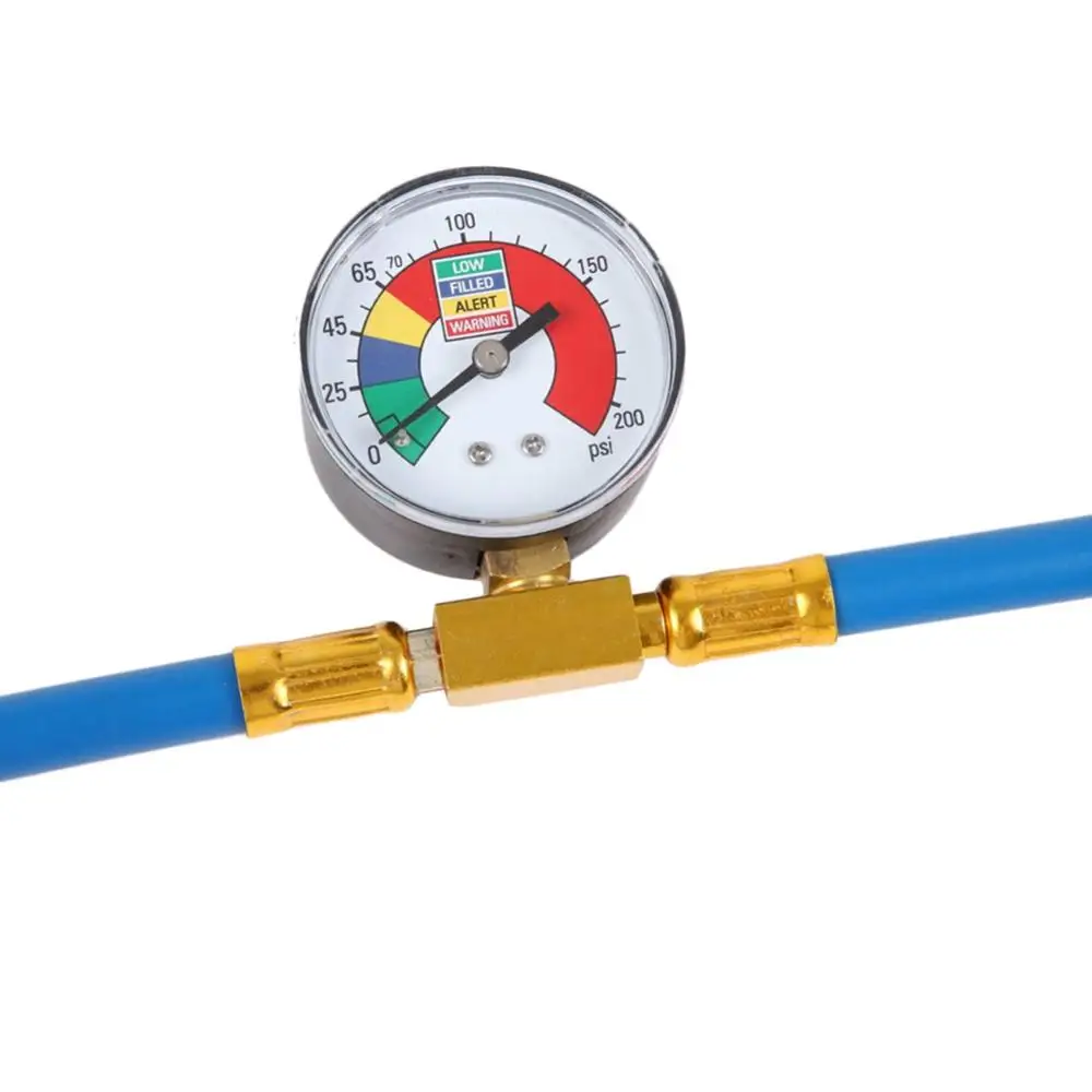 R134A 200PSI Car Auto AC Air Conditioning R134A Refrigerant Recharge Measuring Hoses With Pressure Gauge Auto supplies
R134A 200PSI Car Auto AC Air Conditioning R134A Refrigerant Recharge Measuring Hoses With Pressure Gauge Auto supplies