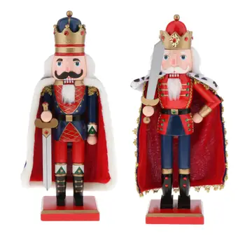 38cm 15" Wooden Nutcracker Doll & Crown Christmas Xmas Party Decoration Gift 
38cm 15" Wooden Nutcracker Doll & Crown Christmas Xmas Party Decoration Gift