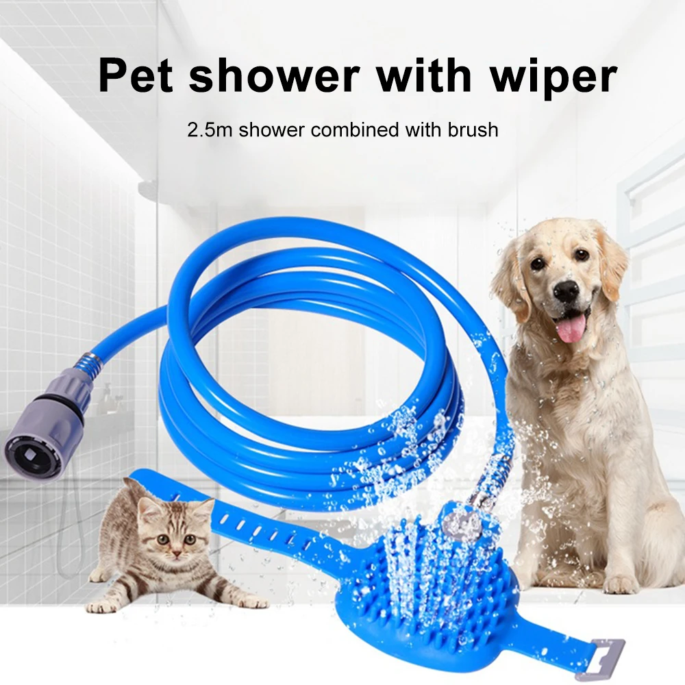 New Dog Scrubber Sprayer Pet Bath Nozzle Bathing Tool Comfortable Massager Shower Tool Cleaning Washing Bath Sprayers Palm-Sized
New Dog Scrubber Sprayer Pet Bath Nozzle Bathing Tool Comfortable Massager Shower Tool Cleaning Washing Bath Sprayers Palm-Sized