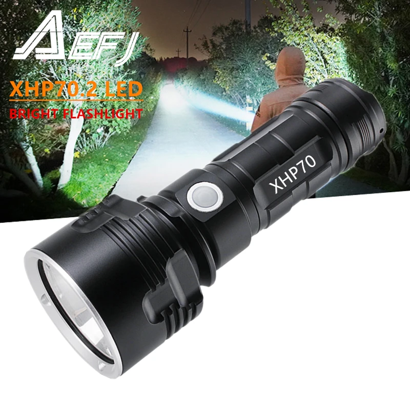 Ultra Bright LED Flashlight With 4 CoreP70.2 Lamp bead 3 Lighting modes waterproof camping huting light Powered by 26650 battery
Ultra Bright LED Flashlight With 4 CoreP70.2 Lamp bead 3 Lighting modes waterproof camping huting light Powered by 26650 battery