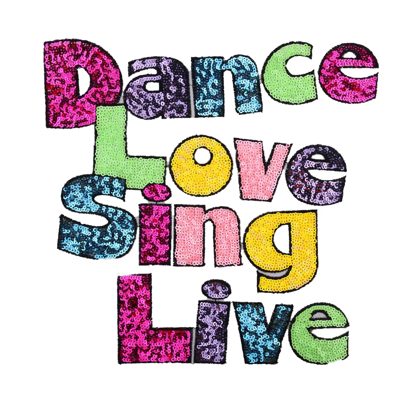 4pc Large Letter Patch Sequin Embroidery Patches For Clothing Word Applique Cloth Stickers Parches Bordados Para Ropa AC1498
4pc Large Letter Patch Sequin Embroidery Patches For Clothing Word Applique Cloth Stickers Parches Bordados Para Ropa AC1498