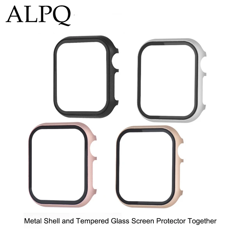ALPQ Case For Apple Watch 38mm 40mm 42mm 44mm Metal Shell Tempered Glass Screen Full Protector For iwatch 4 3 2 1 Cover Coque
ALPQ Case For Apple Watch 38mm 40mm 42mm 44mm Metal Shell Tempered Glass Screen Full Protector For iwatch 4 3 2 1 Cover Coque