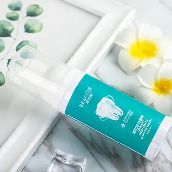 Beacuir Tooth Whitening Cleaning Mousse Remove Plaque Stains Oral Odor Fresh Breath Bright Teeth Dental Care Tool 60ML
Beacuir Tooth Whitening Cleaning Mousse Remove Plaque Stains Oral Odor Fresh Breath Bright Teeth Dental Care Tool 60ML