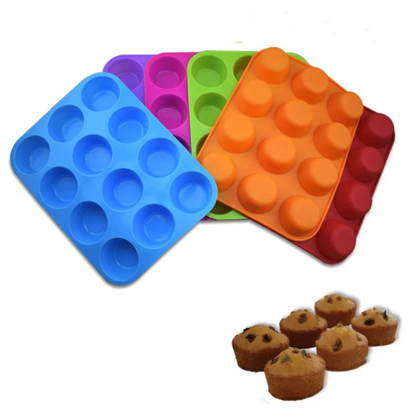 Silicone Muffin Cup 12 High Temperature Resistant Cake Mould DIY Baking Creative Round Silicone Cupcake Mold
Silicone Muffin Cup 12 High Temperature Resistant Cake Mould DIY Baking Creative Round Silicone Cupcake Mold