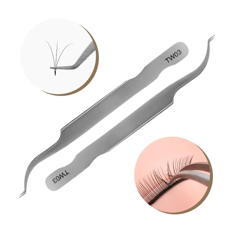 Klacuva Eyelash Extension Tweezers Pick Up 3D Fans Eyelash Tweezers for Separating Lashes Anti-Static Lash Pincet Curved TW03
Klacuva Eyelash Extension Tweezers Pick Up 3D Fans Eyelash Tweezers for Separating Lashes Anti-Static Lash Pincet Curved TW03
