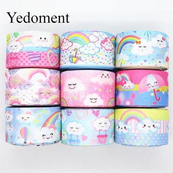 10 Yards 1.5'' (38MM) Rainbow, Cloud Printed Grosgrain Ribbons For Hair Bows DIY Handmade Materials Y19082301
10 Yards 1.5'' (38MM) Rainbow, Cloud Printed Grosgrain Ribbons For Hair Bows DIY Handmade Materials Y19082301
