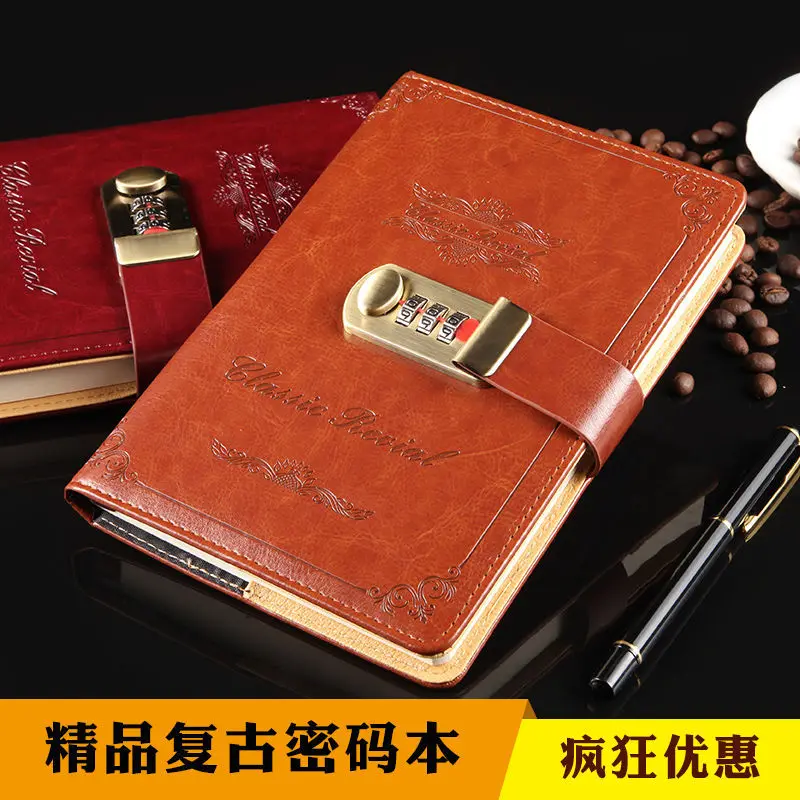 Vintage Password-protected Noteboy Girl'S Private Notebook Diary with Lock Encryption Students Hand Account Book Customizable LO
Vintage Password-protected Noteboy Girl'S Private Notebook Diary with Lock Encryption Students Hand Account Book Customizable LO
