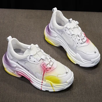 2020 Running Shoes Women Thick Soled Sports Shoes Ladies Height Increase Womens Walking Sneakers Lace Up Women Jogging Shoes
2020 Running Shoes Women Thick Soled Sports Shoes Ladies Height Increase Womens Walking Sneakers Lace Up Women Jogging Shoes