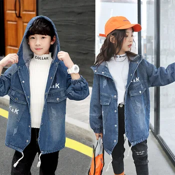 Boys Girls Autumn Winter Denim Jacket Warm Fleece Lining Thermal Coat Letter Printed Blue Cardigan Jaqueta for 4-13years Kids
Boys Girls Autumn Winter Denim Jacket Warm Fleece Lining Thermal Coat Letter Printed Blue Cardigan Jaqueta for 4-13years Kids