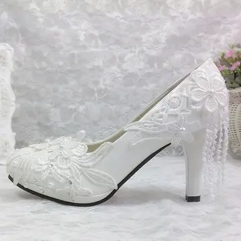 Plus size 41 42 fashion womens wedding pumps shoes lace white color platforms fringe tassel lace bridal party dinner pumps shoe 
Plus size 41 42 fashion womens wedding pumps shoes lace white color platforms fringe tassel lace bridal party dinner pumps shoe