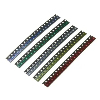 100Pcs 5 Colors 20 Each 0603 LED Diode Assortment SMD LED Diode Kit Green/RED/White/Blue/Yellow Accessory
100Pcs 5 Colors 20 Each 0603 LED Diode Assortment SMD LED Diode Kit Green/RED/White/Blue/Yellow Accessory