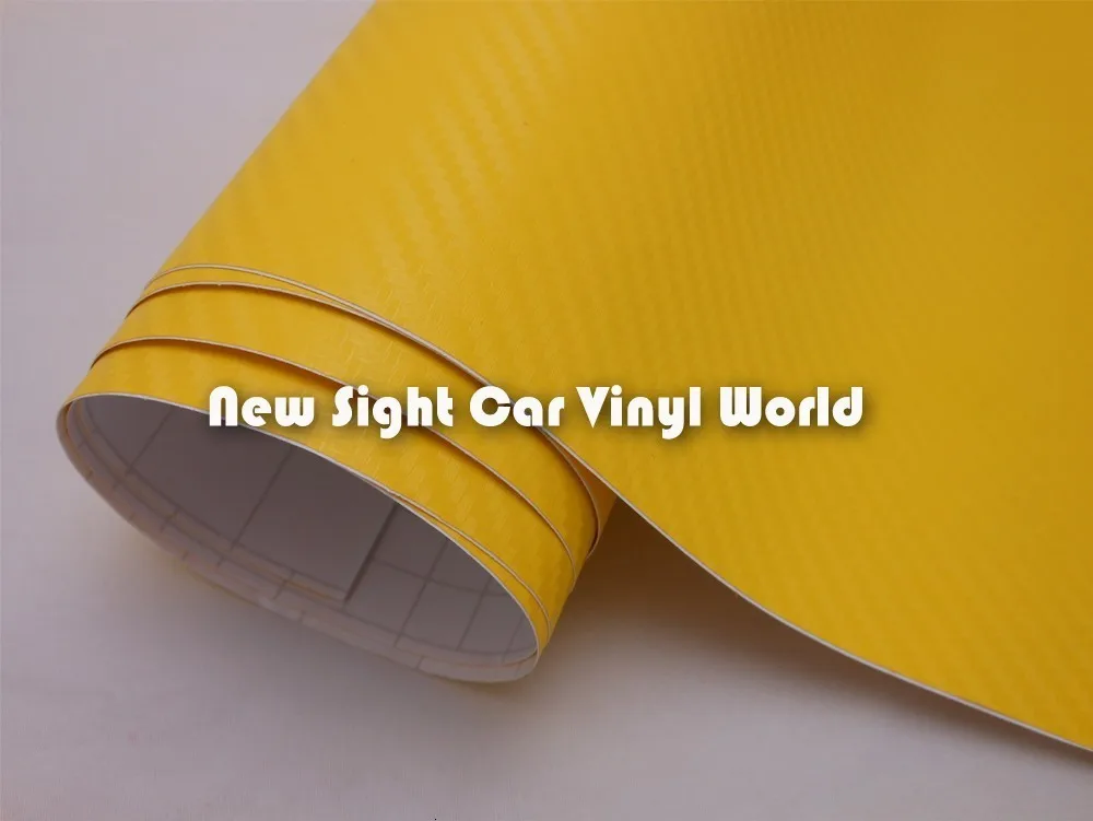 High-Quality-Yellow-Carbon-Fiber-Vinyl-Wrap-03
