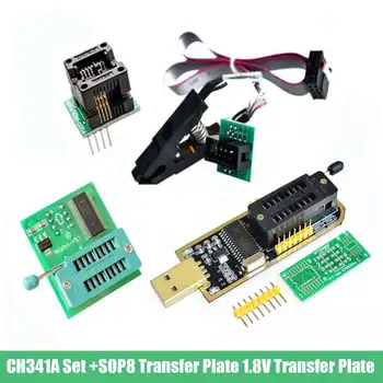 CH341A 24 25 Series EEPROM Flash BIOS USB Programmer Module + SOIC8 SOP8 Test Clip For EEPROM 93CXX / 25CXX / 24CXX DIY Kit DIP8
CH341A 24 25 Series EEPROM Flash BIOS USB Programmer Module + SOIC8 SOP8 Test Clip For EEPROM 93CXX / 25CXX / 24CXX DIY Kit DIP8
