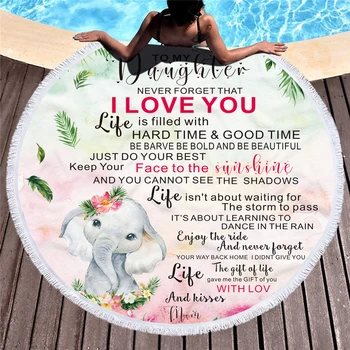 Colorful Families Theme Large Round Beach Towel For Adult Creative Words Print Bath Towel Bright Sunblock Blanket Cover
Colorful Families Theme Large Round Beach Towel For Adult Creative Words Print Bath Towel Bright Sunblock Blanket Cover
