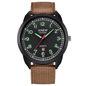 Casual Nylon Canvas Band Sports Quartz Wristwatches Calendar Numeral Watches Dial Watches Men Simple Fashion Wrist Watch
Casual Nylon Canvas Band Sports Quartz Wristwatches Calendar Numeral Watches Dial Watches Men Simple Fashion Wrist Watch