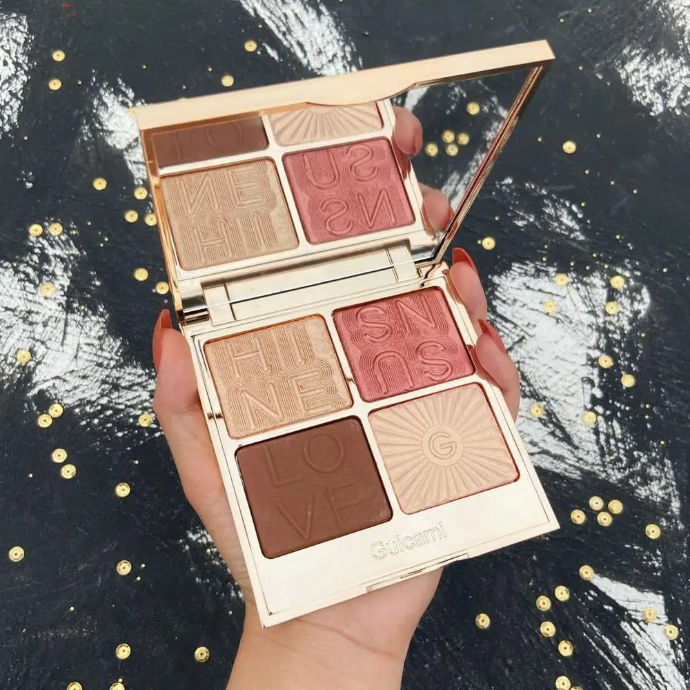 4Color Comprehensive Disc Highlighting And Repairing Shadow Blush disc Brightening Powder Three-dimensional Contour Nose Shadow
4Color Comprehensive Disc Highlighting And Repairing Shadow Blush disc Brightening Powder Three-dimensional Contour Nose Shadow