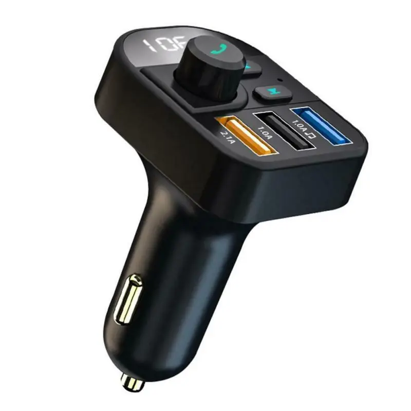 

11 Y9 Car MP3 Player Bluetooth 3.0 FM Transmitter Wireless Modulator Handsfree 3 USB for Phone U Disk LED display Music Players