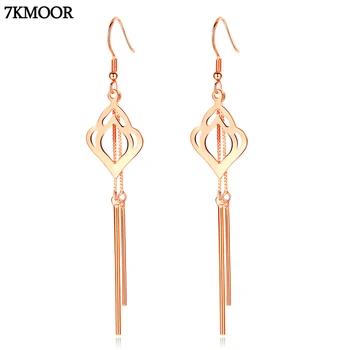 7KMOOR 925 Sterling Silver Elegant Fashion Wavy Fringe Drop Earrings Korean Star The Same Paragraph Ear Line Fine Jewelry KM173
7KMOOR 925 Sterling Silver Elegant Fashion Wavy Fringe Drop Earrings Korean Star The Same Paragraph Ear Line Fine Jewelry KM173