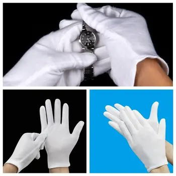 White Cotton Protect Leather Coin Jewelry Work Gloves Handling Work Gloves High Stretch Gloves
White Cotton Protect Leather Coin Jewelry Work Gloves Handling Work Gloves High Stretch Gloves