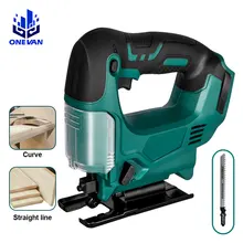 21V 65mm Cordless Jigsaw Electric Jig Saw Rechargeable Adjustable Woodworking Power Tool for Makita 18V Battery Electric Saw 
21V 65mm Cordless Jigsaw Electric Jig Saw Rechargeable Adjustable Woodworking Power Tool for Makita 18V Battery Electric Saw