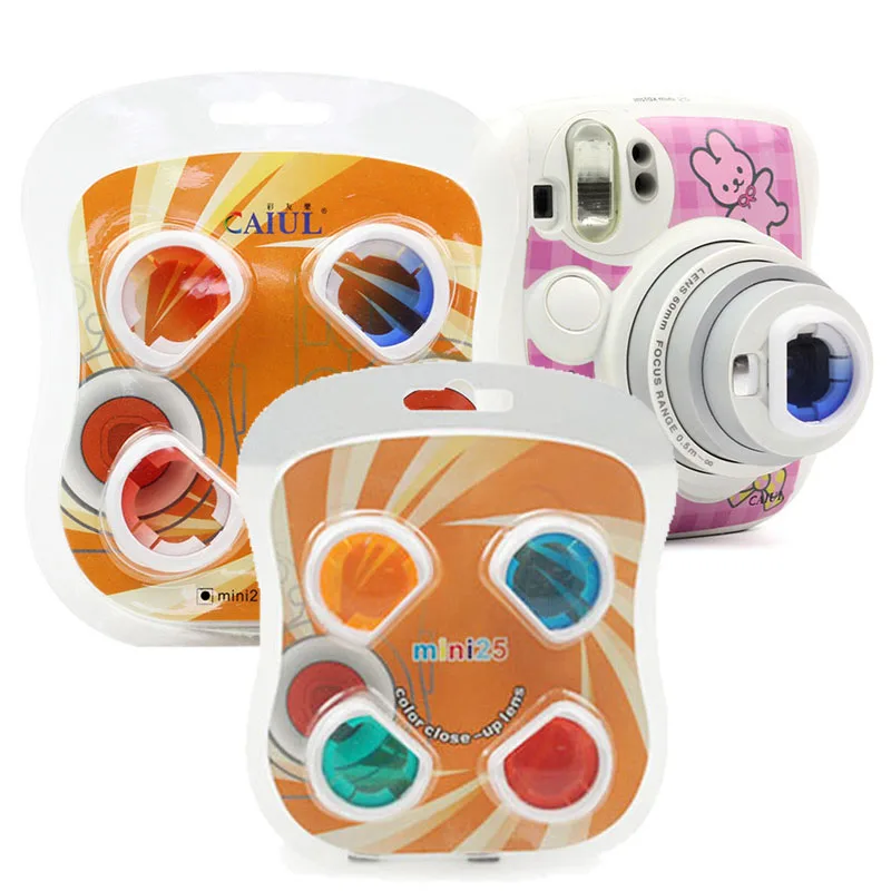 Fashion Color Close Up Lens Filters Selfie Mirror Set for Fujifilm Instax Mini 25 Instant Film Camera
Fashion Color Close Up Lens Filters Selfie Mirror Set for Fujifilm Instax Mini 25 Instant Film Camera