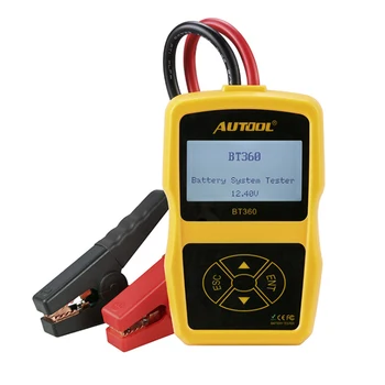 Car Battery Tester Automotive Load Battery System Tester Digital Analyzer Cell Test Tool Multi-language Load Tester BT360
Car Battery Tester Automotive Load Battery System Tester Digital Analyzer Cell Test Tool Multi-language Load Tester BT360