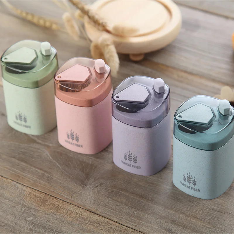 Wheat Straw Toothpick Holder Dispenser Home Decor Storage Box | Дом и сад
