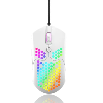M5 Hollow-out Honeycomb Shell Gaming Mouse Colorful RGB Backlit Light Wired Mice With 7 Buttons For Game Lovers Mouse
M5 Hollow-out Honeycomb Shell Gaming Mouse Colorful RGB Backlit Light Wired Mice With 7 Buttons For Game Lovers Mouse