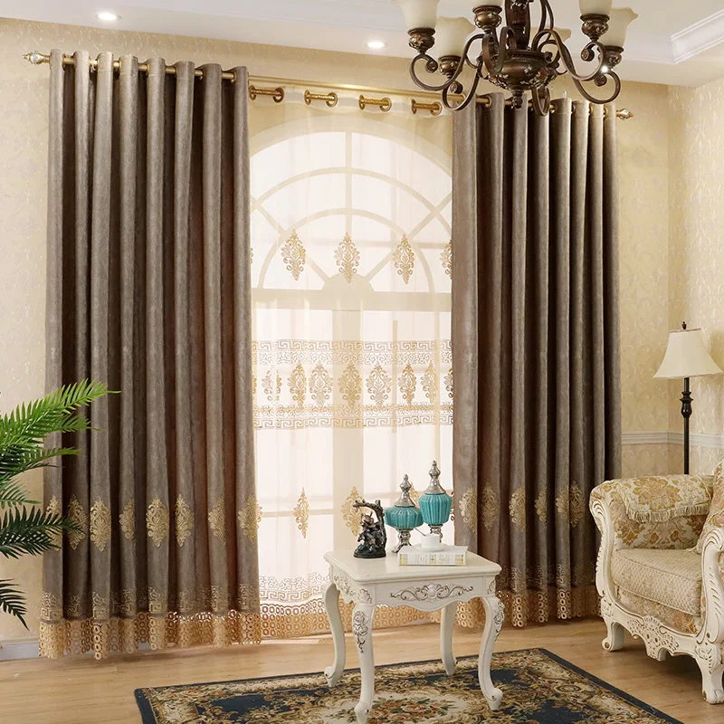 European curtain rope embroidery embroidery curtain window screen living room bedroom study floor curtain product customization
European curtain rope embroidery embroidery curtain window screen living room bedroom study floor curtain product customization