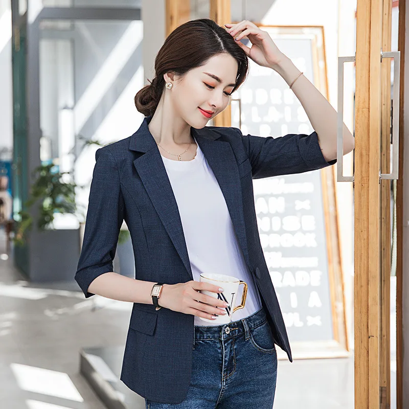 Casual Versatile Pattern Small Suit Women's Early Spring New Style Fashion Korean-style Slim Fit Slimming Half-sleeve Shirt Busi
Casual Versatile Pattern Small Suit Women's Early Spring New Style Fashion Korean-style Slim Fit Slimming Half-sleeve Shirt Busi
