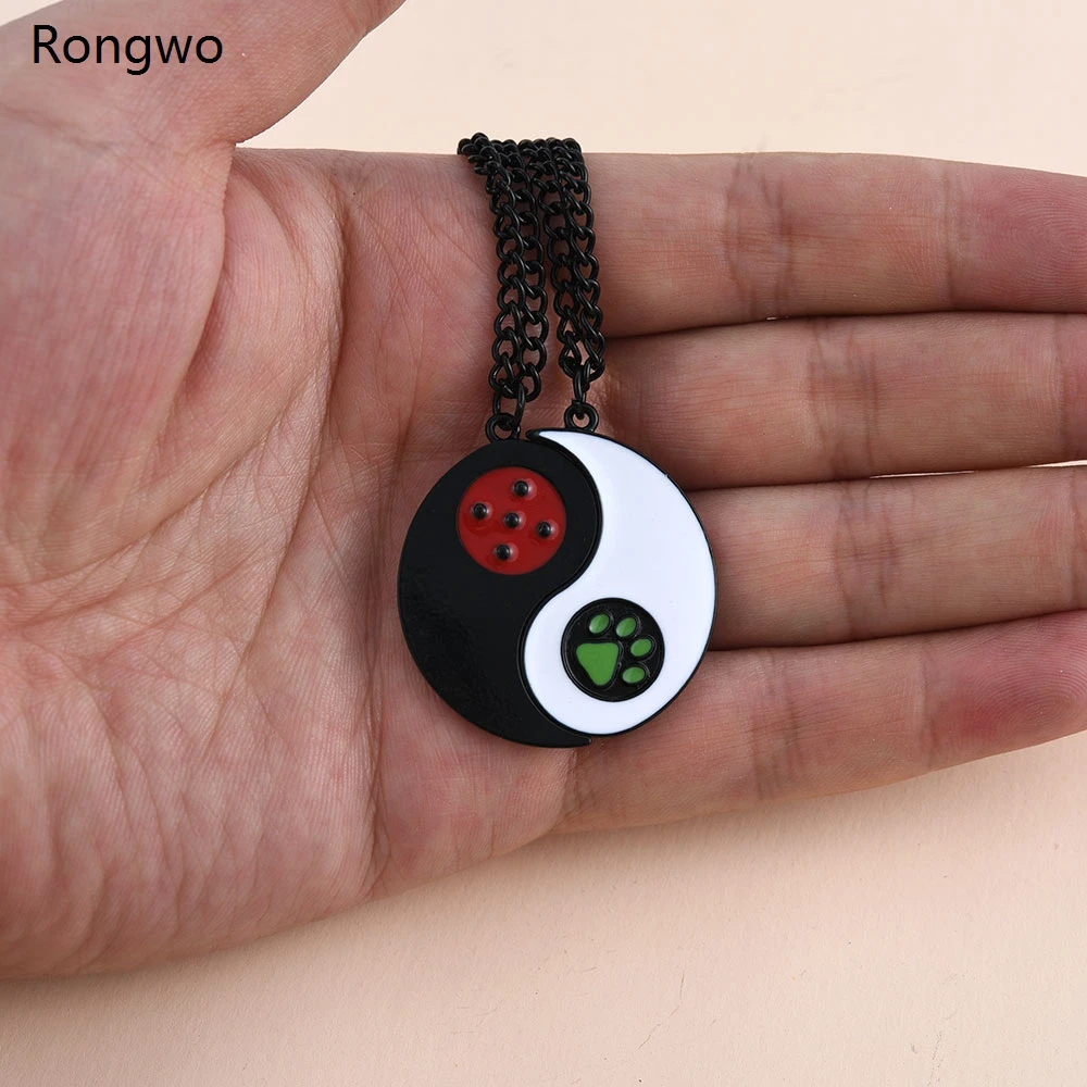 DM bag factory Store】Miracle Ladybug Cat Cute Pendant Necklace