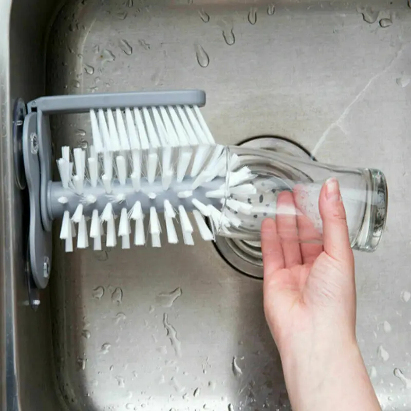 Creative Cup Bottles Cleaning Brush Suction Wall Lazy Cup Brushes Glass Cleaning Rotating Suction Kitchen Cleanning Tools
Creative Cup Bottles Cleaning Brush Suction Wall Lazy Cup Brushes Glass Cleaning Rotating Suction Kitchen Cleanning Tools