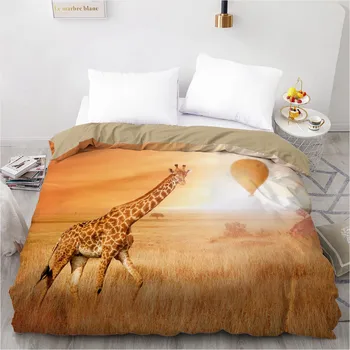 3D Printed Custom Design Duvet Cover Quilt Comforter Blanket Case Covers Bedding Set Animal Giraffe Black Home Textile
3D Printed Custom Design Duvet Cover Quilt Comforter Blanket Case Covers Bedding Set Animal Giraffe Black Home Textile