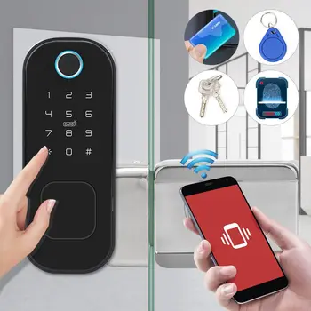 cerradura inteligente RFID 13.56MHz Fingerprint Password Card Bluetooth APP Electric Lock Anti-Theft Access Control Smart Door
cerradura inteligente RFID 13.56MHz Fingerprint Password Card Bluetooth APP Electric Lock Anti-Theft Access Control Smart Door