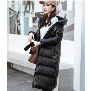 2020 Korean Winter Down Cotton Jackets Women's Long Parkas Slim Hooded Warm Winter Coats Female Plus Size Black Overcoats 
2020 Korean Winter Down Cotton Jackets Women's Long Parkas Slim Hooded Warm Winter Coats Female Plus Size Black Overcoats