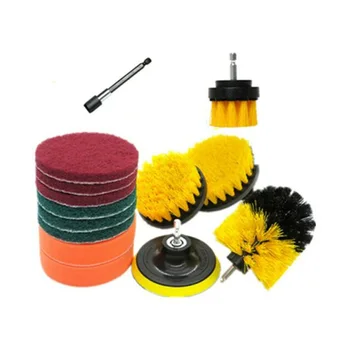 14Pcs/Set Drill Brush Power Scrubber Attachment Kit Tile Carpet Car Cleaning Orange Scrub Sponges Auto Cleaning Tools
14Pcs/Set Drill Brush Power Scrubber Attachment Kit Tile Carpet Car Cleaning Orange Scrub Sponges Auto Cleaning Tools