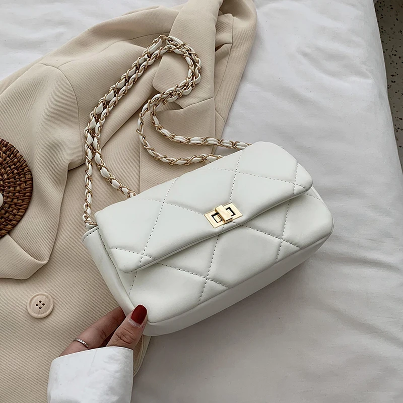 Chain Design PU Leather Crossbody Bags For Women 2020 Summer Fashion Solid Color Shoulder Handbags Female Travel Cross Body Bag
Chain Design PU Leather Crossbody Bags For Women 2020 Summer Fashion Solid Color Shoulder Handbags Female Travel Cross Body Bag