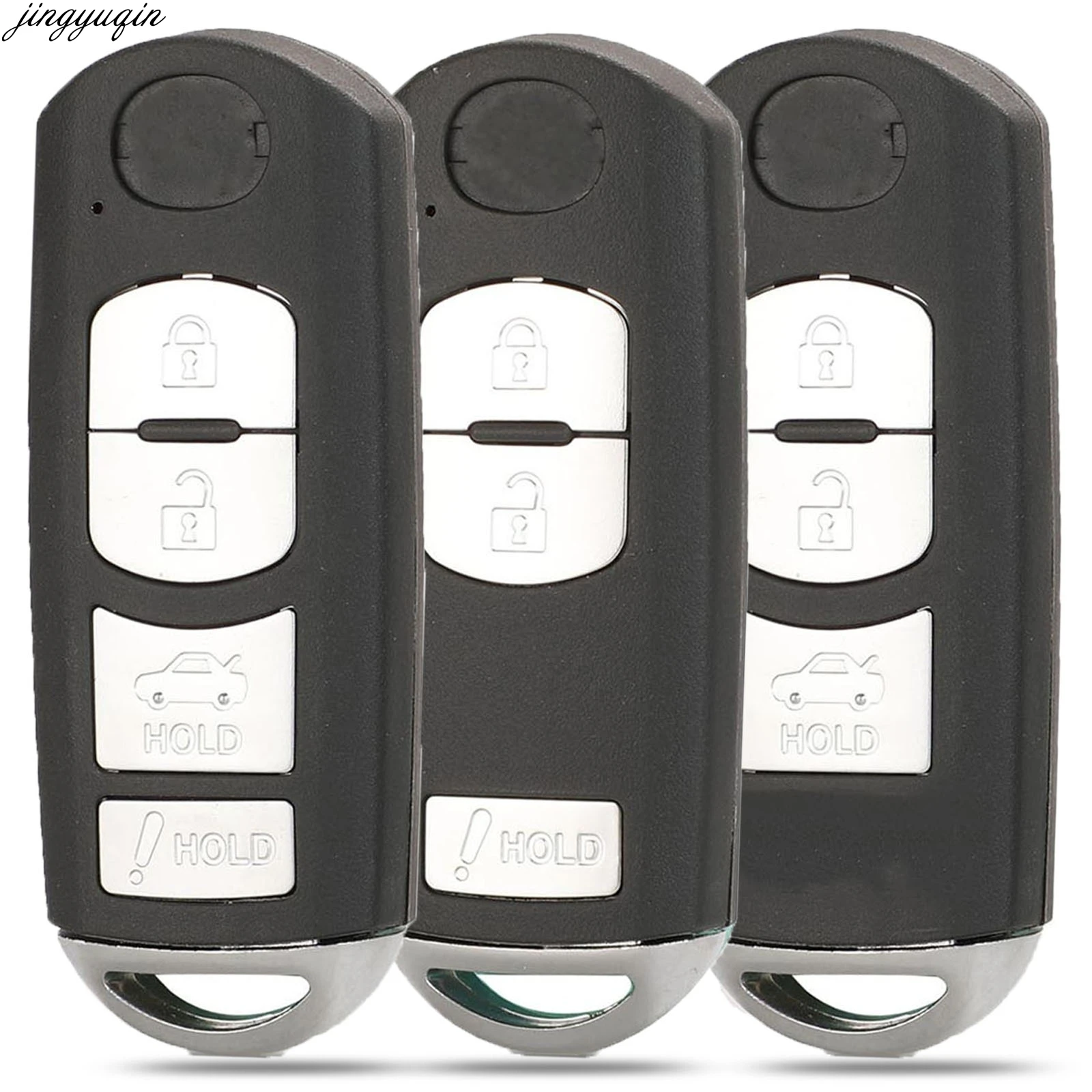 Jingyuqin Remote Car Key Case Shell For Mazda 3 6 CX-3 CX-5 Replacement 3/2+1/4 Red Hold Button Smart Fob MAZ24R Blade
Jingyuqin Remote Car Key Case Shell For Mazda 3 6 CX-3 CX-5 Replacement 3/2+1/4 Red Hold Button Smart Fob MAZ24R Blade