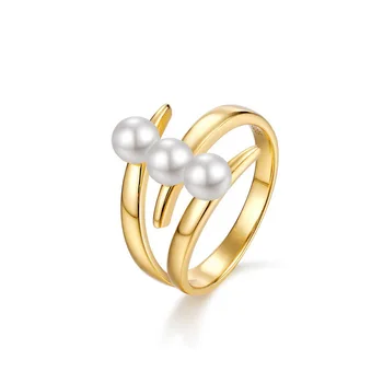 2020 New Japanese Luxury Retro Pearl Ring Female Design Simple Original Opening Ring 
2020 New Japanese Luxury Retro Pearl Ring Female Design Simple Original Opening Ring