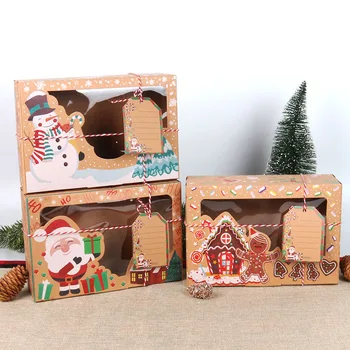 Christmas Candy Cookies Boxes Gift Box Kraft Paper Packaging European Style Treat Bags Santa Snowman Xmas Gift Bag Noel Navidad
Christmas Candy Cookies Boxes Gift Box Kraft Paper Packaging European Style Treat Bags Santa Snowman Xmas Gift Bag Noel Navidad