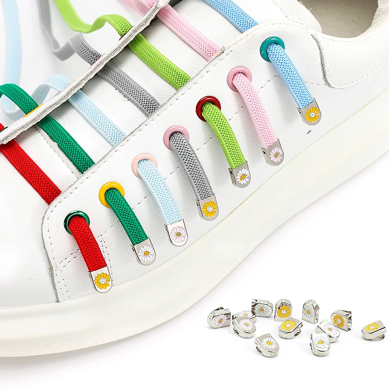 1Pair No Tie Shoelaces Daisy push button Fast Metal Buckle Elastic Shoelace For Kids Adult Sports Boots Lazy White Laces Strings
1Pair No Tie Shoelaces Daisy push button Fast Metal Buckle Elastic Shoelace For Kids Adult Sports Boots Lazy White Laces Strings