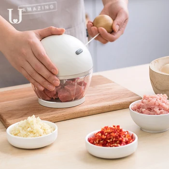 Manual Food Chopper Meat Grinder Shredder Carrot Onion Slicer Cutter Mixer Kitchen Fruit Vegetable Quick Pulling Chopper Mincer
Manual Food Chopper Meat Grinder Shredder Carrot Onion Slicer Cutter Mixer Kitchen Fruit Vegetable Quick Pulling Chopper Mincer