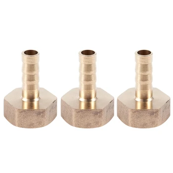Practical Boutique 3 Pcs 1/2 BSP Female Thread 8mm Air Pneumatic Gas Hose Barbed Fitting Gold
Practical Boutique 3 Pcs 1/2 BSP Female Thread 8mm Air Pneumatic Gas Hose Barbed Fitting Gold