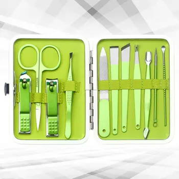 1 Set of 11Pcs Stainless Steel Manicure Tool Kit Professional Nail Art Tools Portable Nail Clipper Trimmer Nail File Set with Pi
1 Set of 11Pcs Stainless Steel Manicure Tool Kit Professional Nail Art Tools Portable Nail Clipper Trimmer Nail File Set with Pi