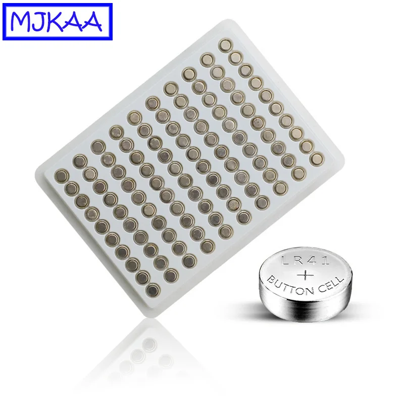 100PCS/Lot LR41 AG3 SR41W 392 192 GP192A LR736 Button Watch Battery Cell Cion Batteries for flashlights,toys,watches
100PCS/Lot LR41 AG3 SR41W 392 192 GP192A LR736 Button Watch Battery Cell Cion Batteries for flashlights,toys,watches