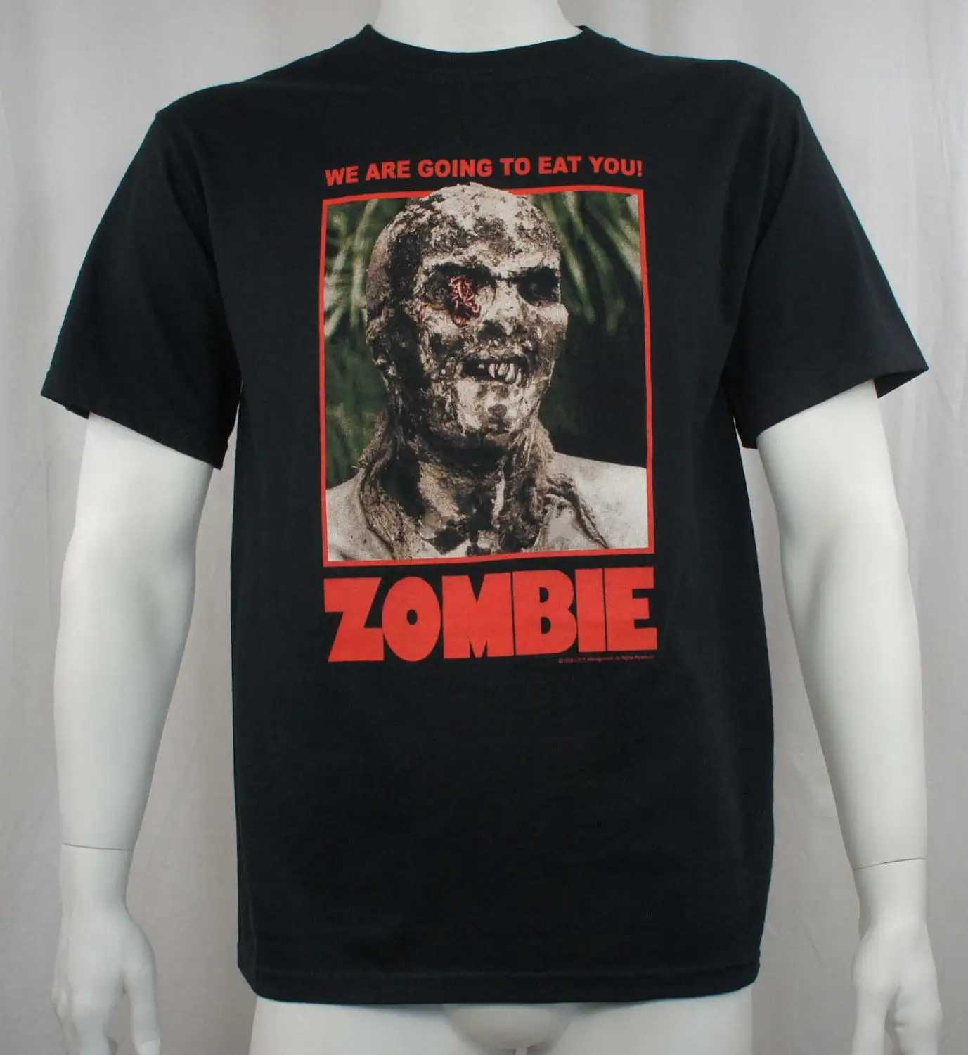 Подлинный Lucio Fulci Zombie постер с фильмом ужастиком футболка S 3XL Новая летняя