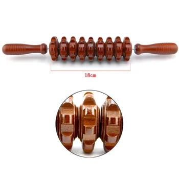 39cm 9 Rollers High quality Yoga meridian rod body massage roller pounded his waist back massage neck leg wooden massager Tools
39cm 9 Rollers High quality Yoga meridian rod body massage roller pounded his waist back massage neck leg wooden massager Tools