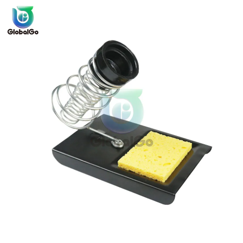 

Metal Electric Soldering Iron Stand Holder Metal Support Station With Solder Sponge Soldering Iron Frame Small And Simple